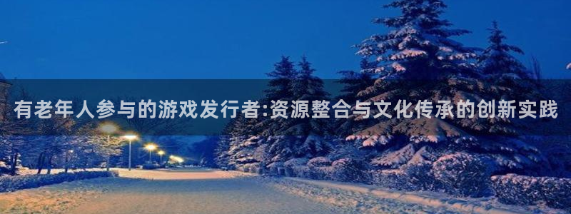亿万28官网注册平台怎么样可靠吗：有老年人参与的游戏发行者:资源整合与文化传承的创新实践